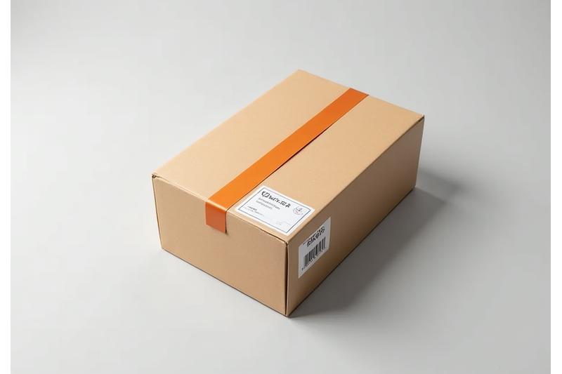 Carefully prepared package ready for return shipping, symbolizing the returns process.